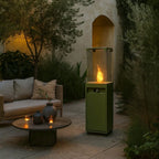 Faro Outdoor Gas Heater in Pale Green