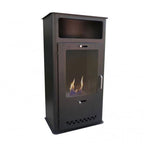 Boston bioethanol fireplace in traditional fireplace design