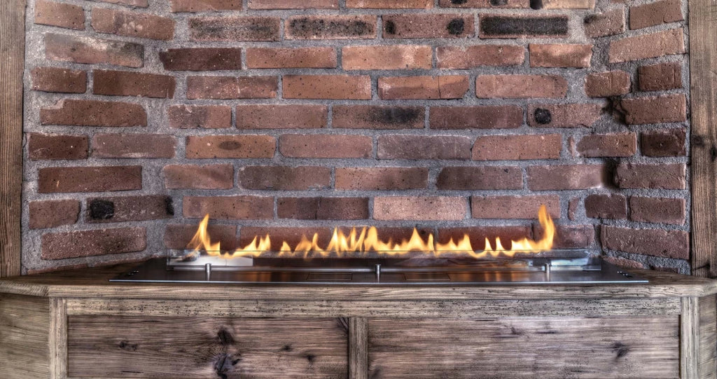 Planika Fires advanced automatic burner with remote control and security sensors.