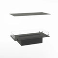 Foco Four 800 hybrid fireplace for built-in installation