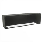 Foco One 1800 - 180 cm wide built-in bioethanol fireplace with tempered glass