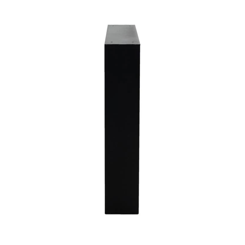 Foco Two 600 Ultra Slim - See-through built-in bioethanol fireplace with tempered glass panels