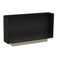 Foco One 1000 Slim - Sleek one-sided built-in bioethanol fireplace with a slim 20 cm depth