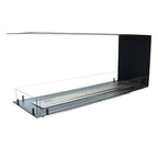Foco Room Divider 1200 bioethanol fireplace with a three-sided flame view.
