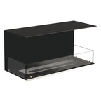 Foco Three 1000 bioethanol fireplace with three open sides for a panoramic flame view.