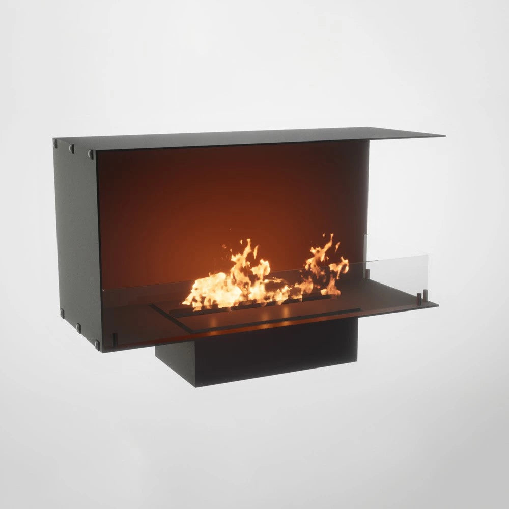 Foco Corner Right 1000 - Built-in Corner Bioethanol Fireplace