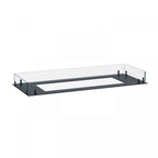 Foco Free 1000 – a sleek, 4-sided bioethanol fireplace with tempered glass panels and customisable burner options.