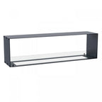 Foco Myst Two 1800 - See-through hybrid fireplace with water vapor flame effect