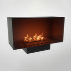 Foco One 1000 - Modern built-in bioethanol fireplace insert with a one-sided open design