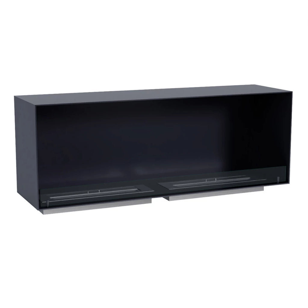 Foco One 1400 Double - Extra-wide built-in bioethanol fireplace insert
