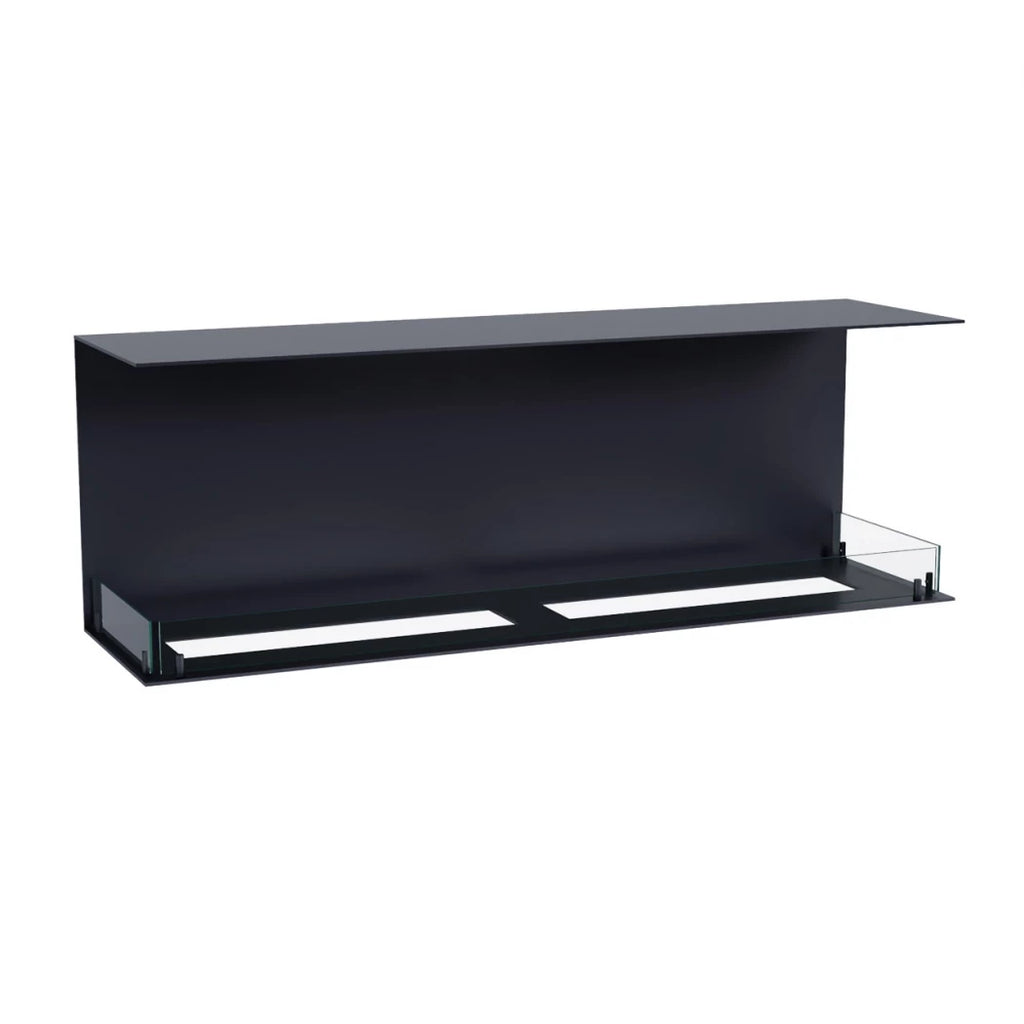 Foco Three 1500 - three sided built in bioethanol fireplace