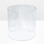 Fire pit Glass cylinder and installation