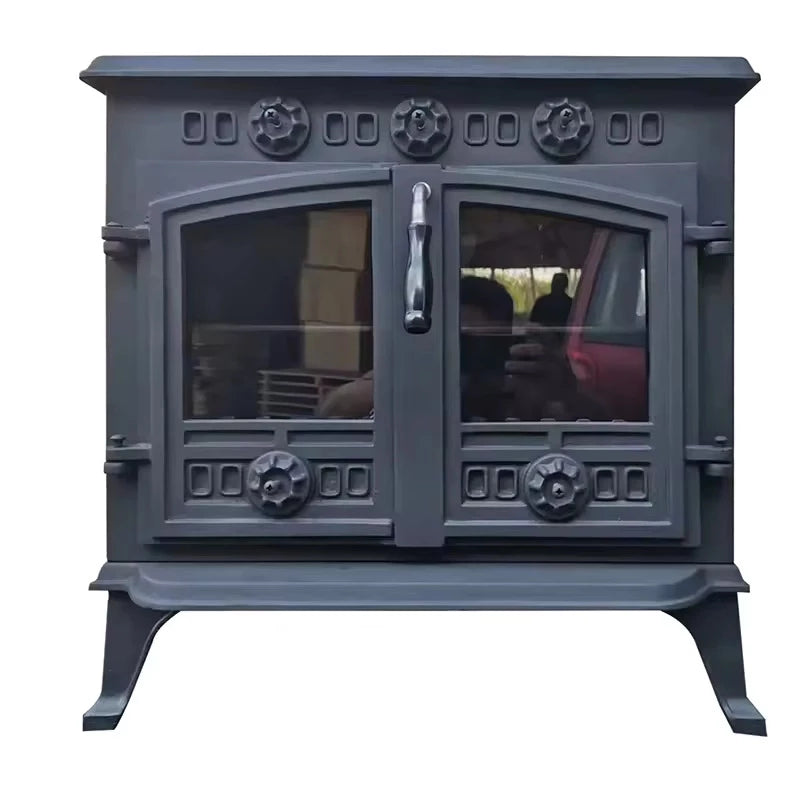 Spitsberg - Freestanding Cast Iron Bioethanol Stove Fireplace from ScandiFlames
