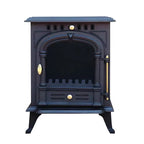 ScandiFlames Bergen - Free-standing bioethanol fireplace in cast iron construction