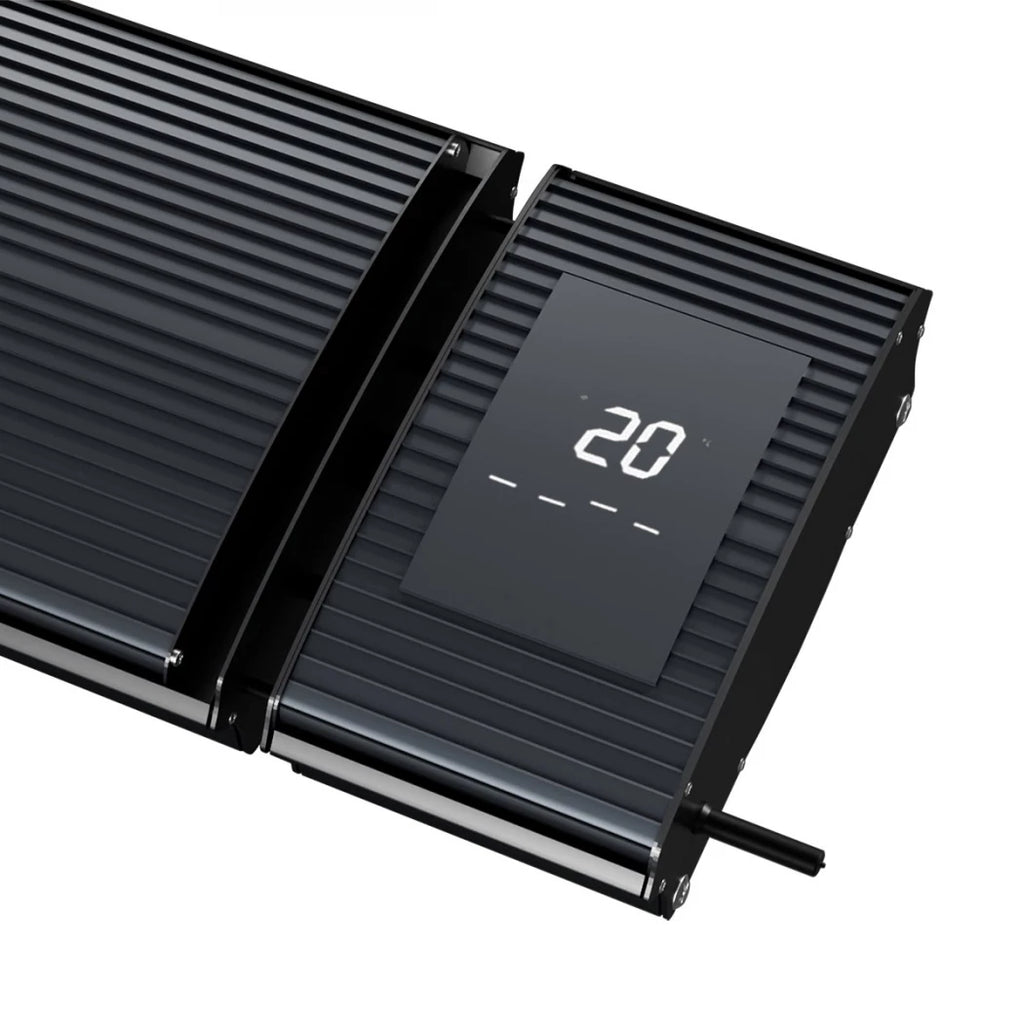 Heation Heatbar Pro 1000 infrared patio heater with remote control and wi-fi control