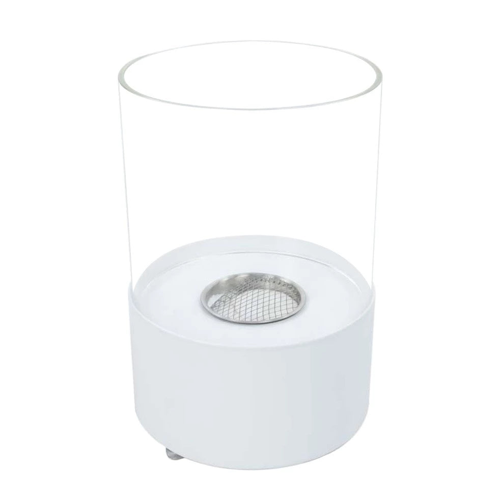 Tabletop Bioethanol Fireplace in White