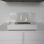 Lambeth White - Small Tabletop Bio Fireplace