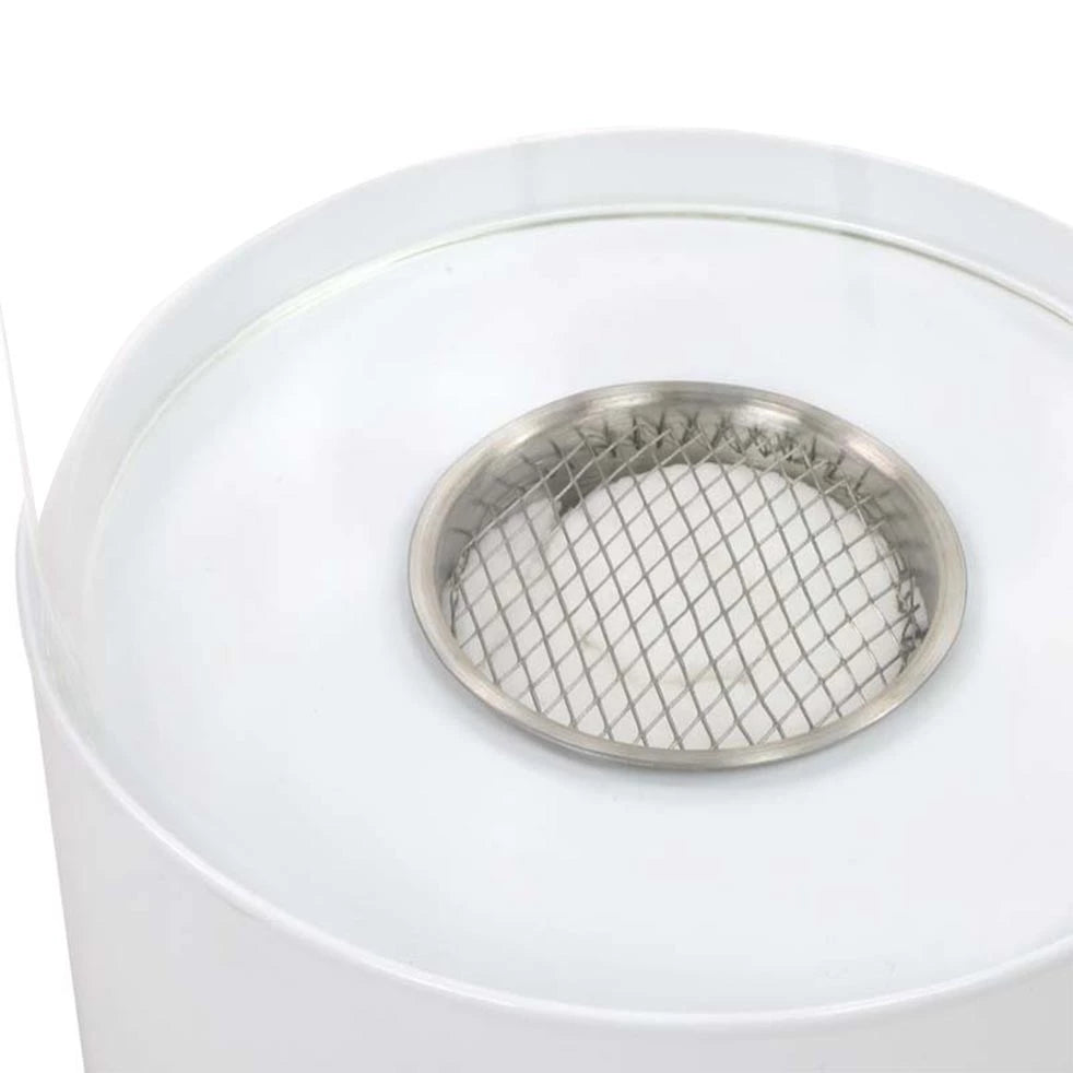 Tabletop Bioethanol Fireplace in White