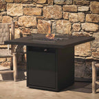 Planika Square Table outdoor gas fireplace for LPG gas cylinders