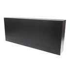 One-sided built-in fireplace insert