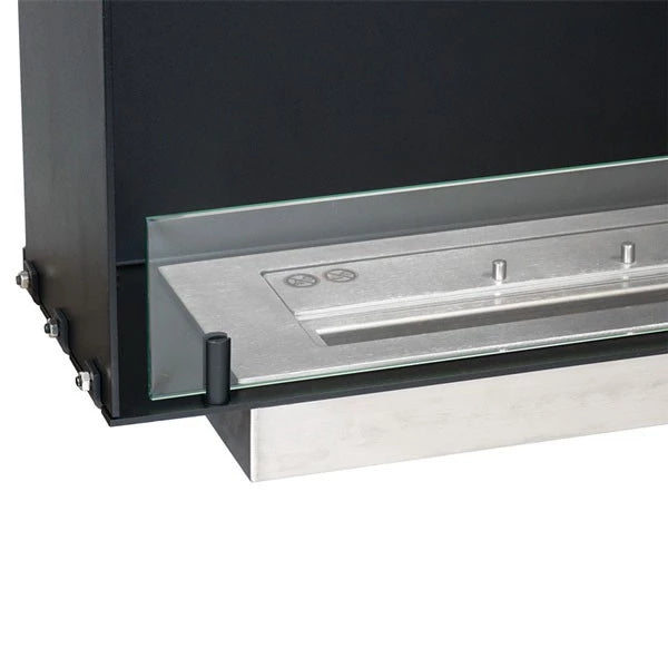 Foco One 600 Slim - Compact one-sided built-in bioethanol fireplace