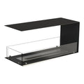 Foco Room Divider 1000 bioethanol fireplace with three-sided flame view.