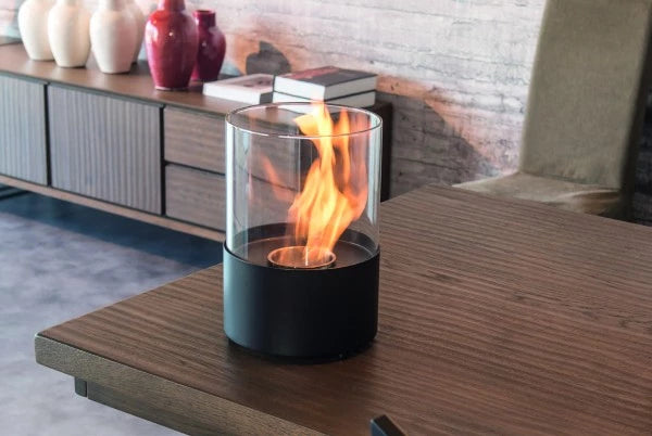 Tabletop Bioethanol Fireplace in black