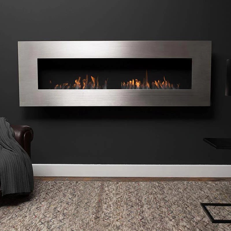Nero 1750 Icon Fires in brushed steel