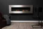 Nero 1750 Icon Fires in brushed steel