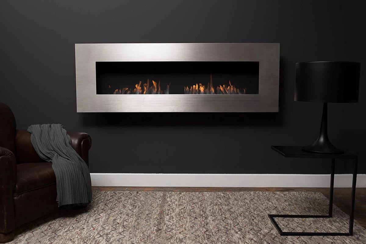 Nero 1750 Icon Fires in brushed steel