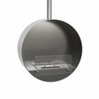 Ottawa Steel 50 cm - Round celing mounted bioethanol fireplace