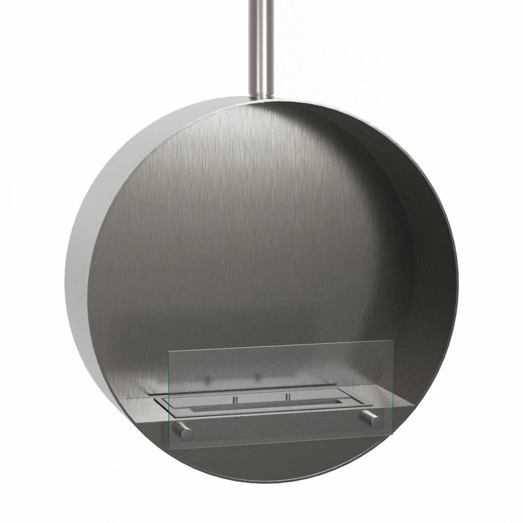 Ottawa steel round ceiling mounted bio ethanol fire 60 cm diameter