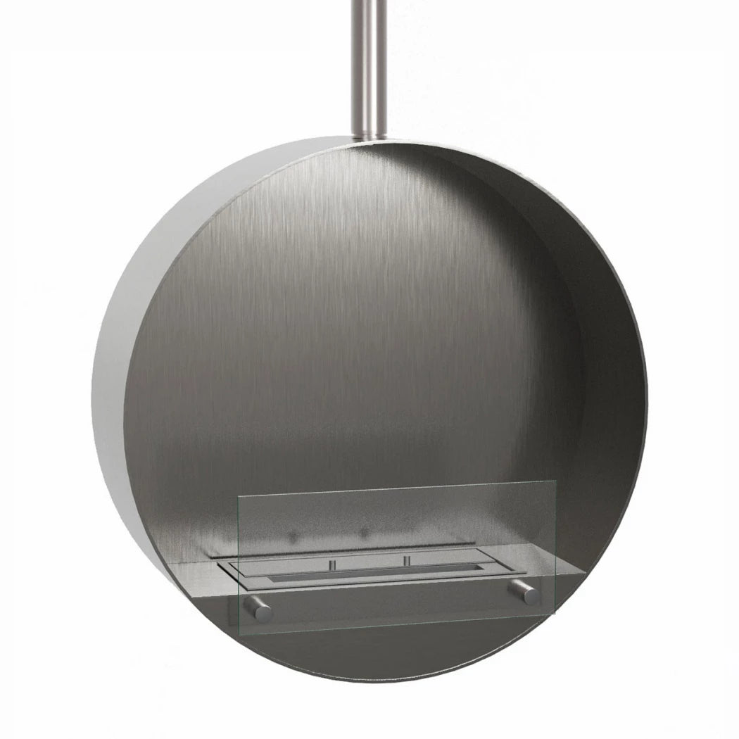 Ottawa steel round ceiling mounted bio ethanol fire 60 cm diameter