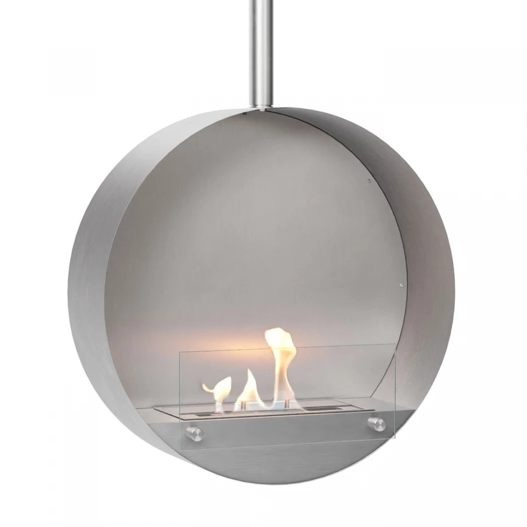 Ottawa steel round ceiling mounted bio ethanol fire 60 cm diameter