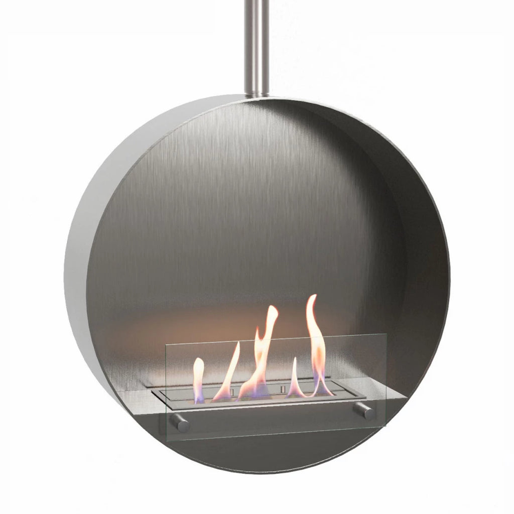 Ottawa steel round ceiling mounted bio ethanol fire 60 cm diameter