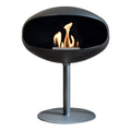 Cocoon Pedestal in black with black base