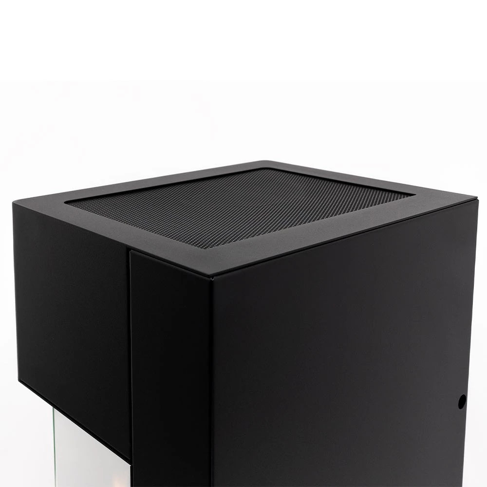 Planika Arcticon Black - Free-standing remote controlled Burning Ethanol Vapors bioethanol fireplace