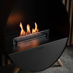 Planika Bubble Floor automatic free-standing bioethanol fireplace