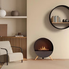 Planika Bubble Floor automatic free-standing bioethanol fireplace