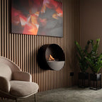 Planika Bubble Wall - Automatic Wall-mounted Bio Fireplace
