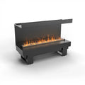 Planika Fires Cool Flame 1000 Three-sided Fire