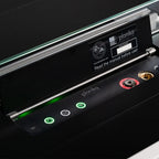 Planika Fires advanced automatic burner with remote control and security sensors.