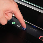 Planika Fires advanced automatic burner with remote control and security sensors.