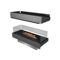 Planika Forma Island built in bioethanol fireplace with Prime Fire Burner
