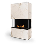 Planika Stone Daze bioethanol with a ceramic frame in marble look