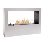 ScandiFlames Lansing L - White Bioethanol Fireplace