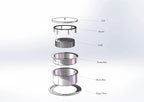 Round burner 5 Liter
