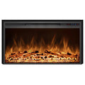 ScandiFlames Electric Pyrope 90 cm Fireplace Insert for Wall Mounting or Old Fireplace Integration