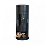 Washington - Black bioethanol wood-burning stove