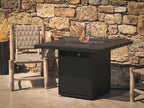 Planika Square Table outdoor gas fireplace for LPG gas cylinders